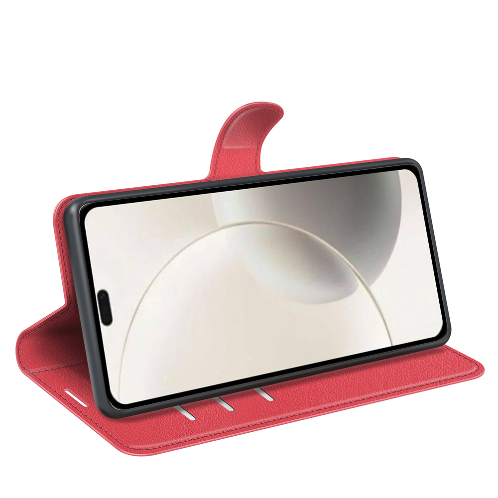 Honor 400 Smart Fodral Litchi Läder Röd
