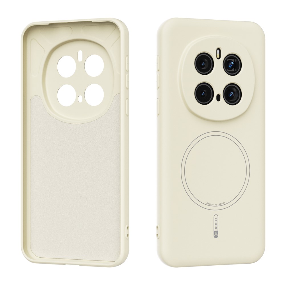 ABEEL ABEEL Honor Magic7 Pro Skal MagSafe Liquid Silicone Beige