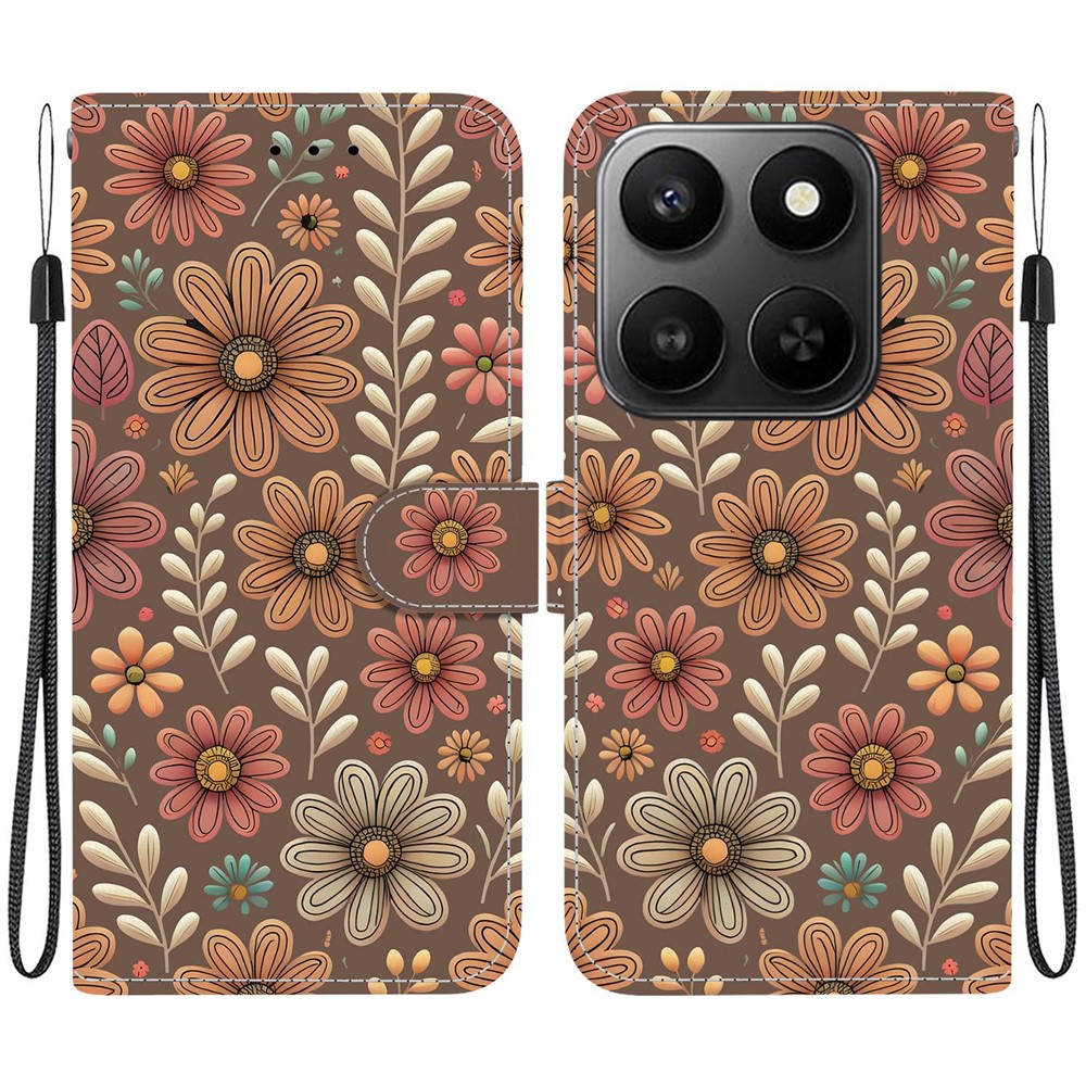  Honor 400 Smart Fodral Läder Blossom
