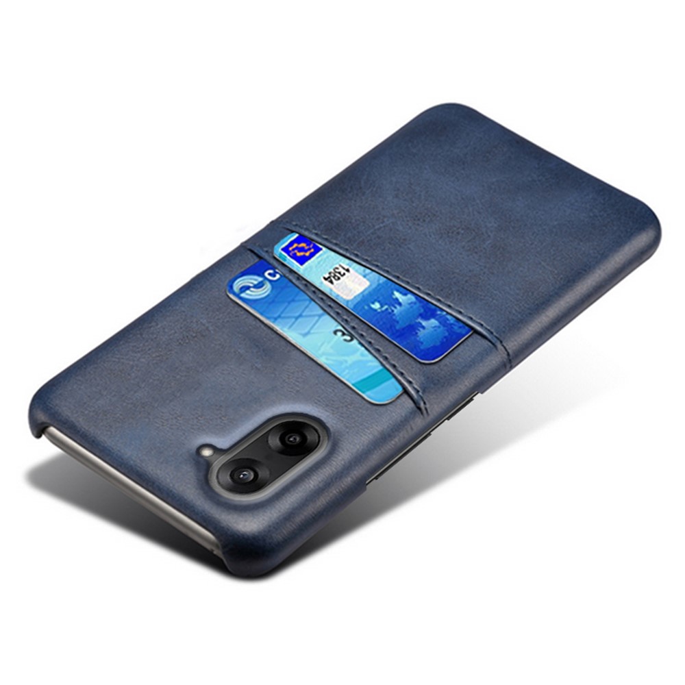  OnePlus Nord CE5 Läderbelagt Skal Med Kortfack Blå
