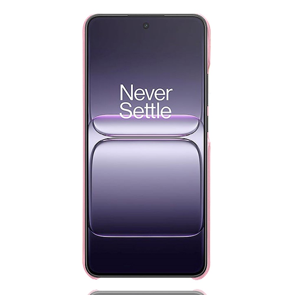  OnePlus Nord CE5 Läderbelagt Skal Med Kortfack Roséguld