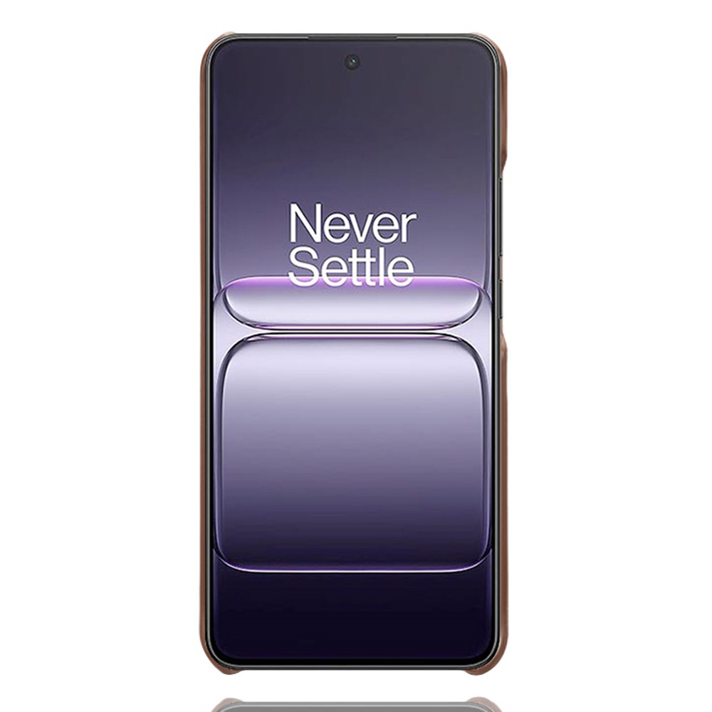  OnePlus Nord CE5 Läderbelagt Skal Med Kortfack Brun