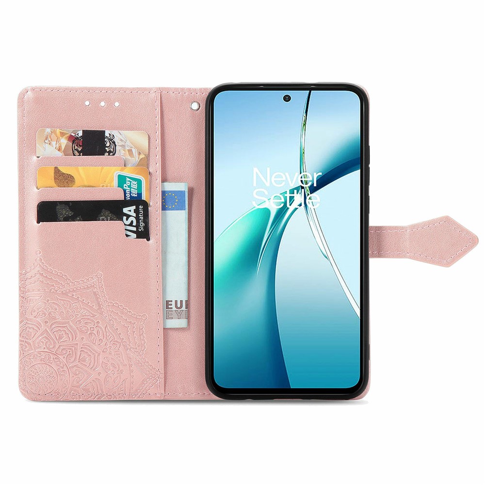  Honor 400 Smart Fodral Mandala Läder Roséguld