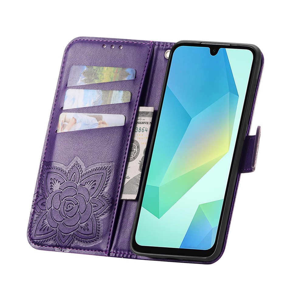  Honor 400 Smart Fodral Med Fjäril Tryck Mörk Lila