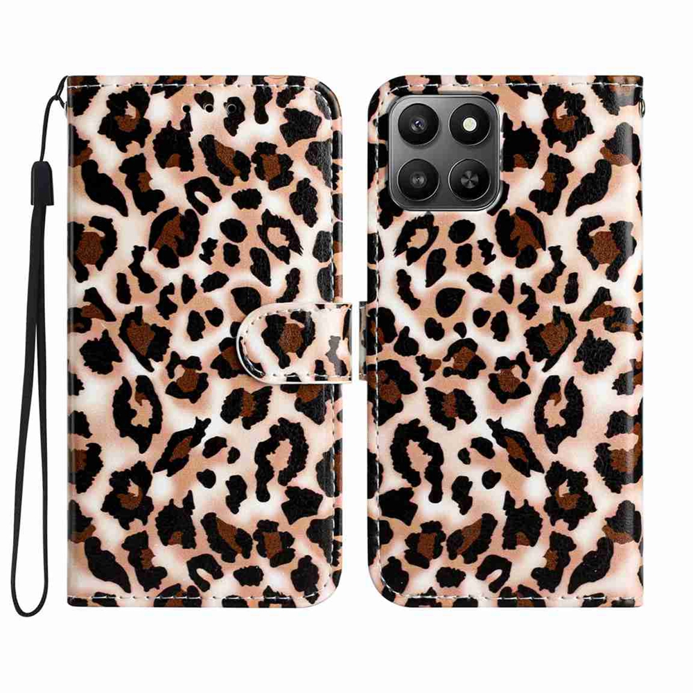  Honor 400 Smart Fodral Med Tryck Leopard