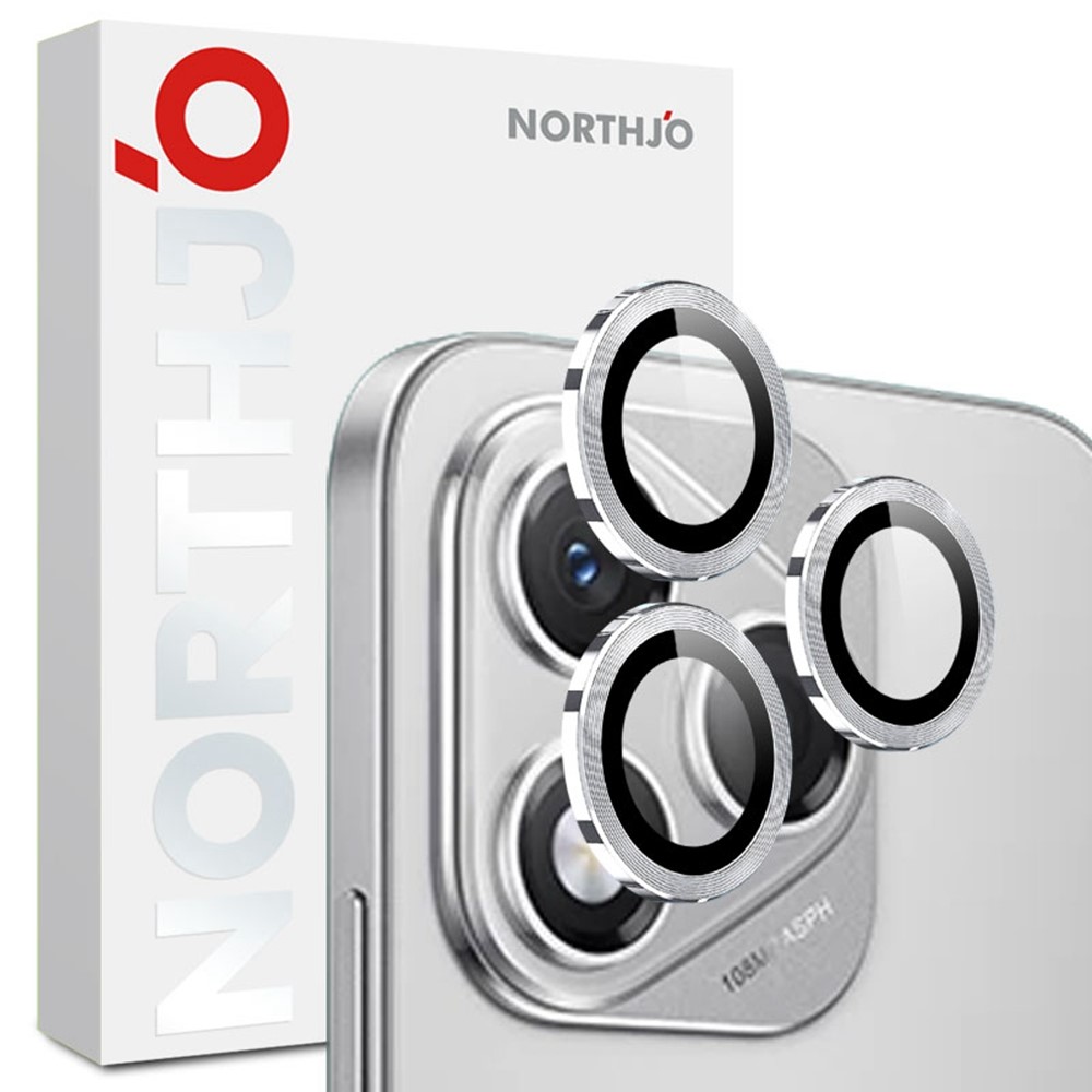 NORTHJO NORTHJO Honor 400 Lite Linsskydd Härdat Glas Silver