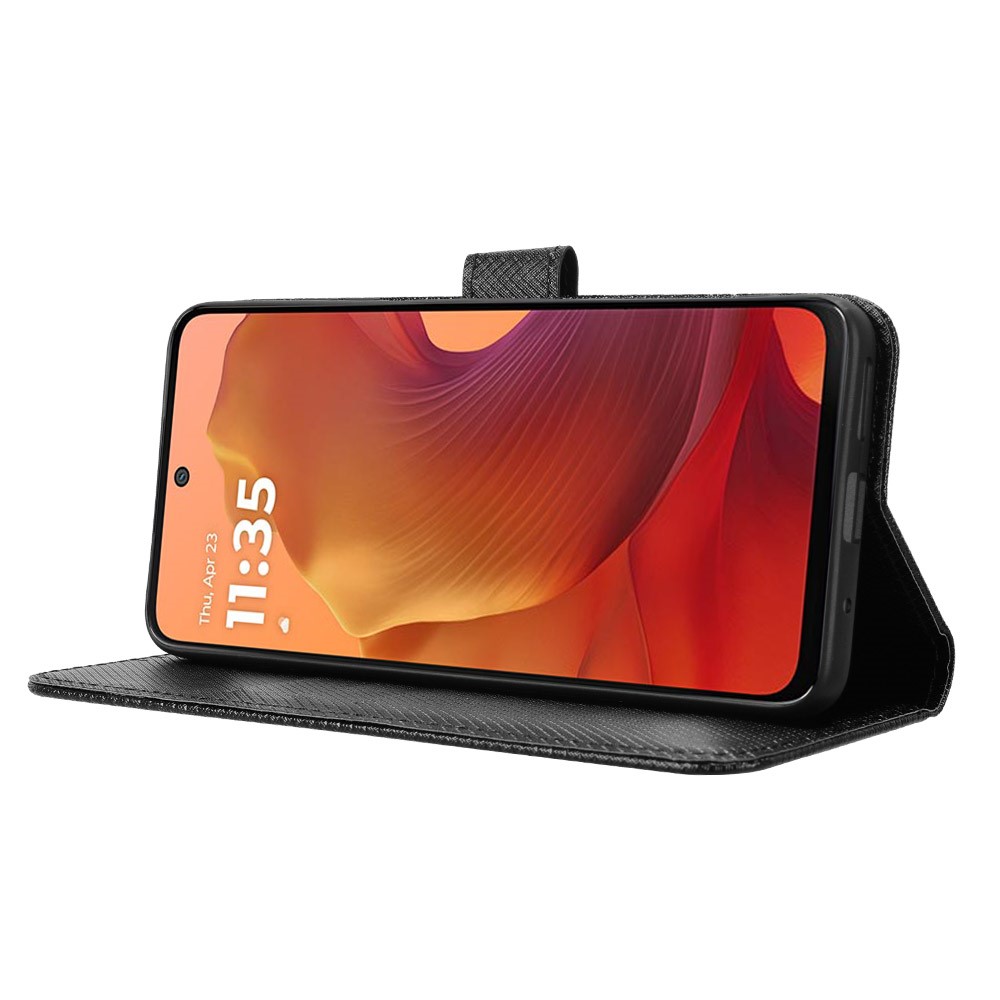  Motorola Moto G15 / G15 Power Fodral Läder Svart