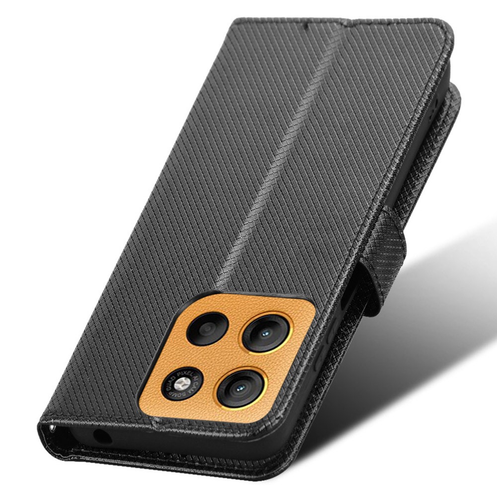  Motorola Moto G15 / G15 Power Fodral Läder Svart