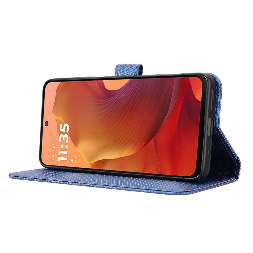  Motorola Moto G15 / G15 Power Fodral Läder Blå