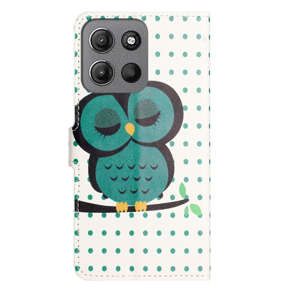  Motorola Moto G15 / G15 Power Fodral Med Tryck Uggla