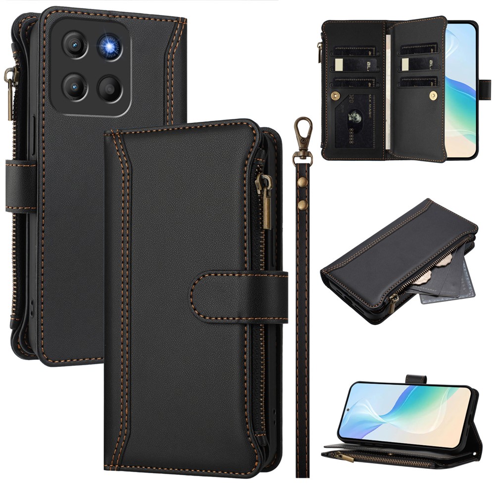  Motorola Moto G15 / G15 Power Fodral Multifunktionellt Läder