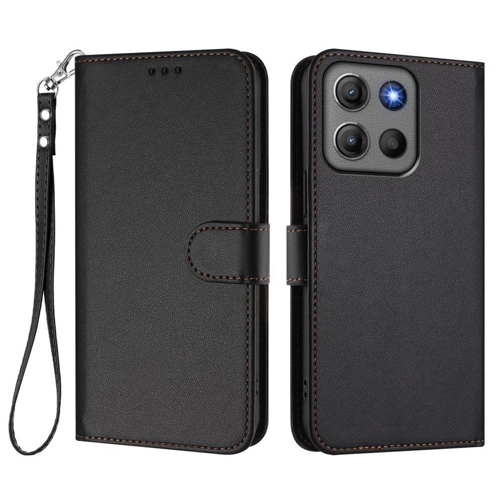  Motorola Moto G15 / G15 Power Fodral Läder Svart