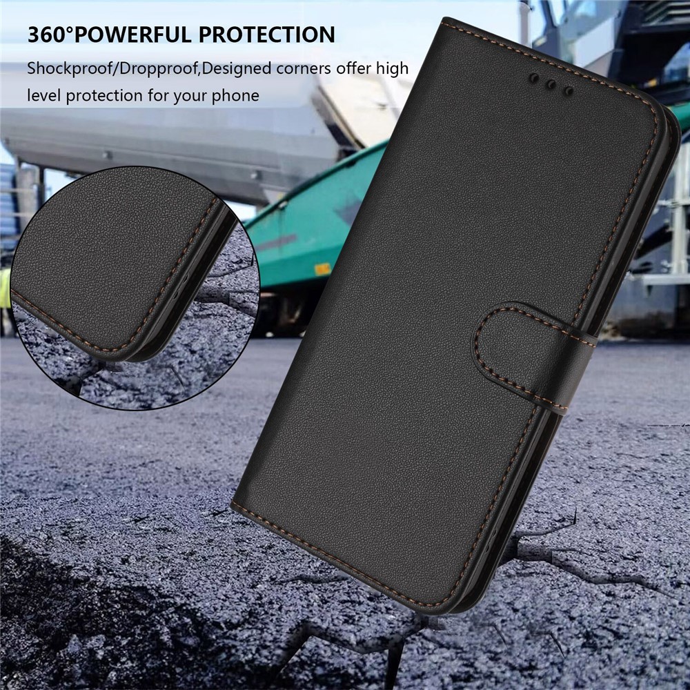  Motorola Moto G15 / G15 Power Fodral Läder Svart