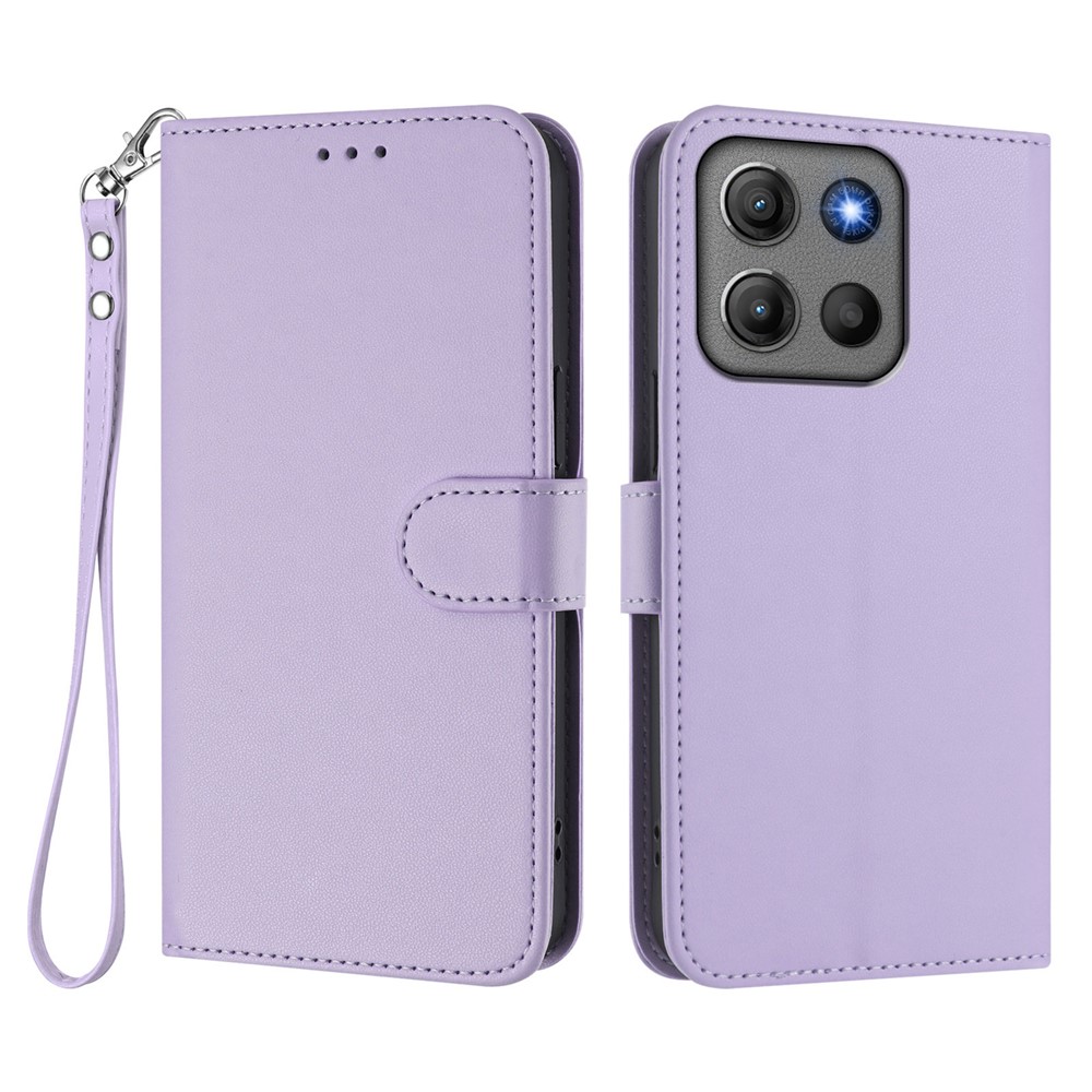 Motorola Moto G15 / G15 Power Fodral Läder Lila
