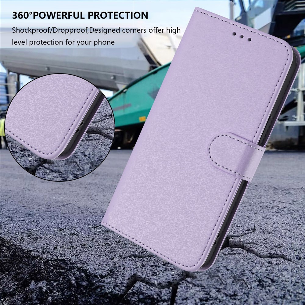  Motorola Moto G15 / G15 Power Fodral Läder Lila