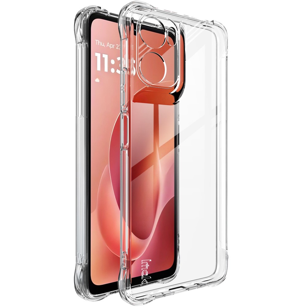 IMAK IMAK Moto G06/G06 Power Skal TPU AirBag Shockproof Transparent