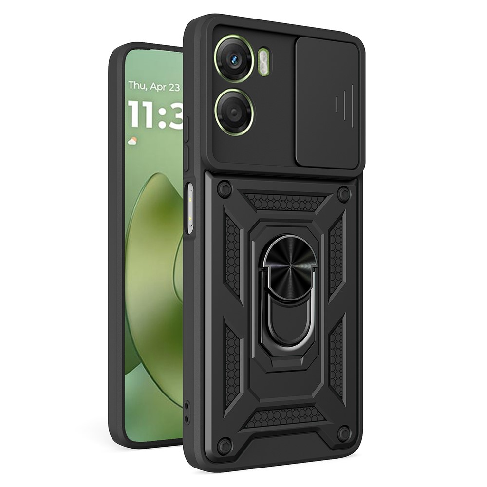  Motorola Moto G06/G06 Power Skal CamShield Ring Hybrid Svart