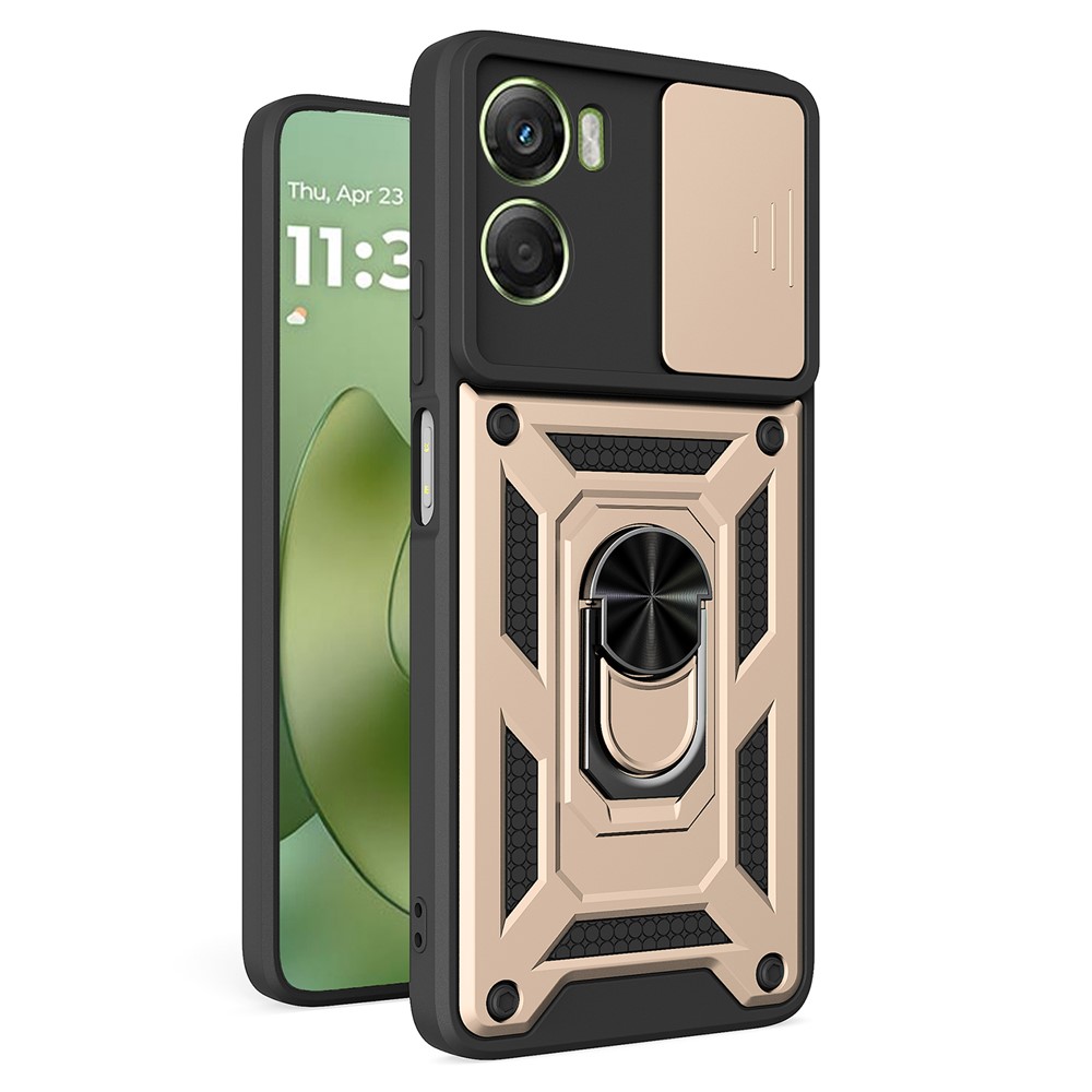  Motorola Moto G06/G06 Power Skal CamShield Ring Hybrid Guld