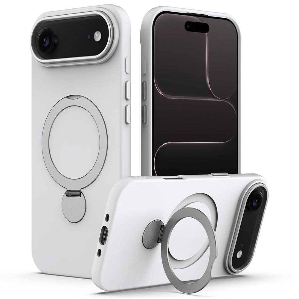  iPhone Air Skal MagSafe Kickstand Hybrid Vit
