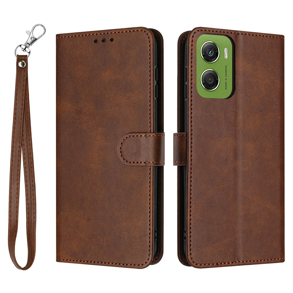  Motorola Moto G06 / G06 Power Fodral Läder Brun