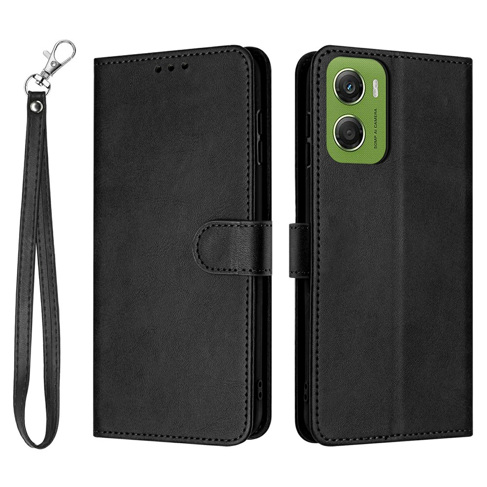  Motorola Moto G06 / G06 Power Fodral Läder Svart