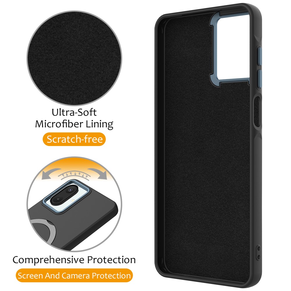  Samsung Galaxy A07 Skal MagSafe Kickstand Hybrid Svart