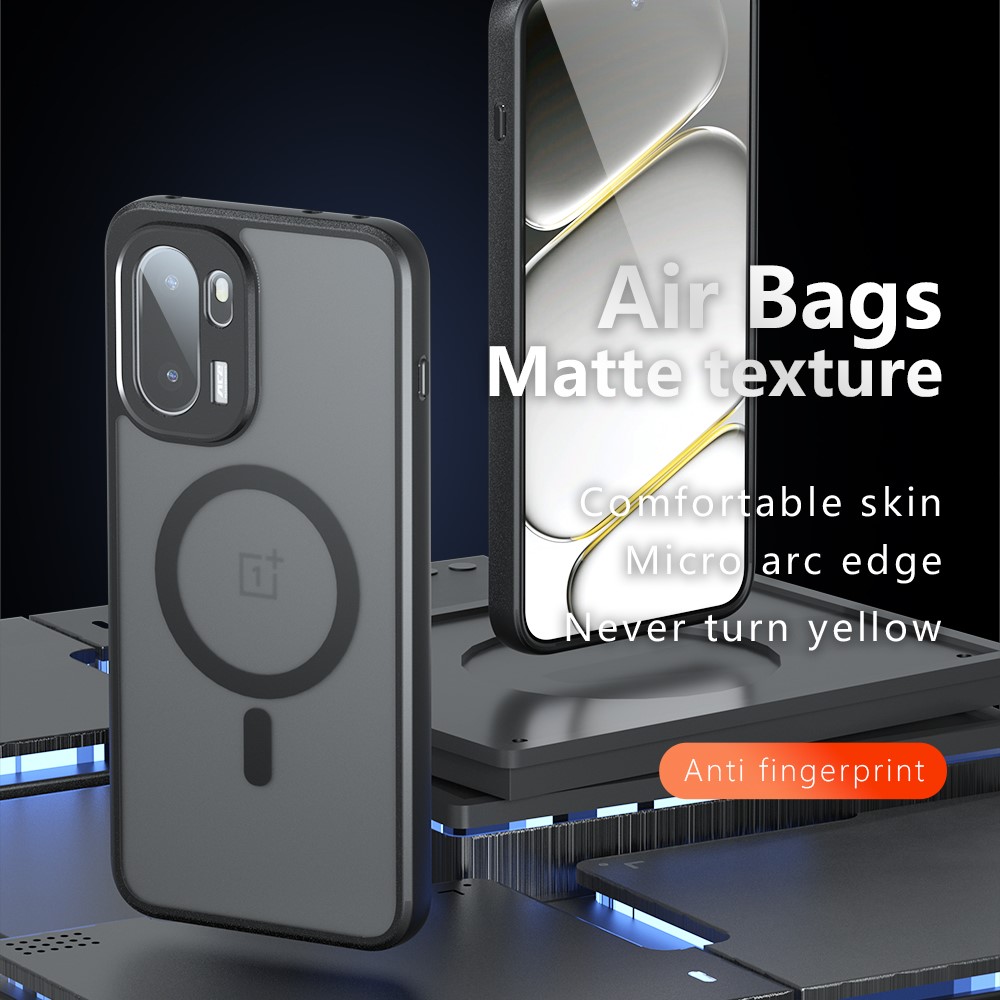  OnePlus 15R Skal MagSafe Hybrid Matt Svart