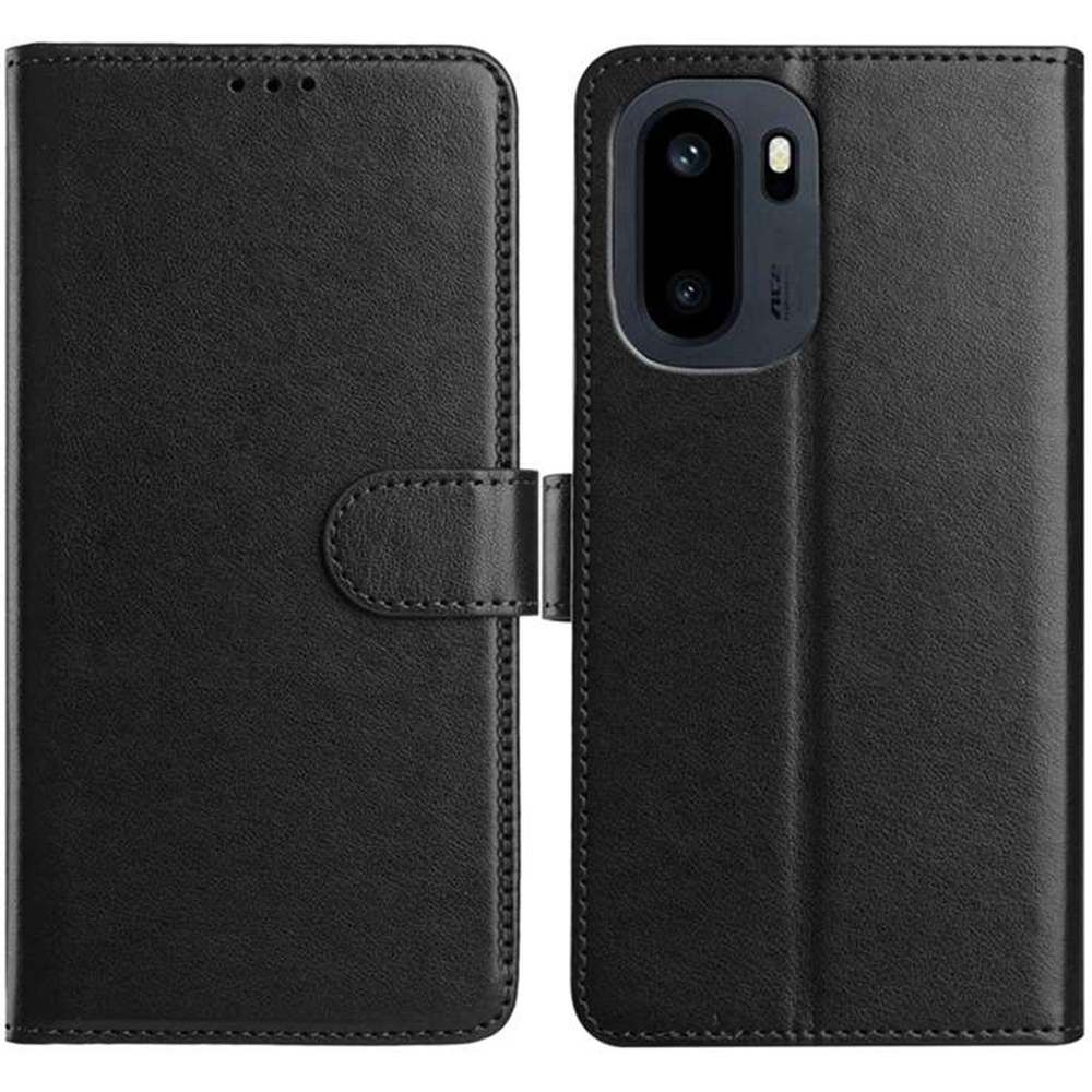  OnePlus 15R Fodral Multifunktionellt Läder Svart