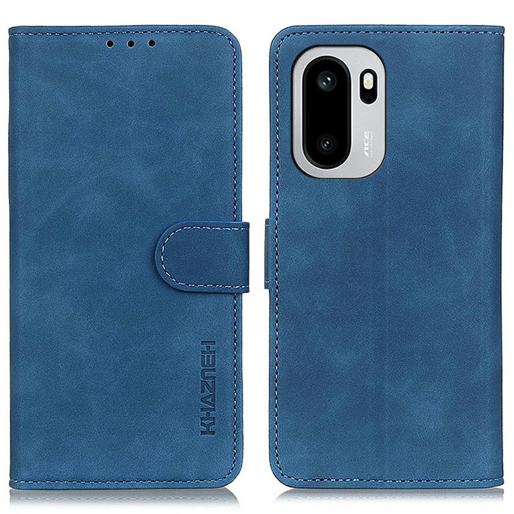 KHAZNEH KHAZNEH OnePlus 15R Fodral Retro Läder Blå