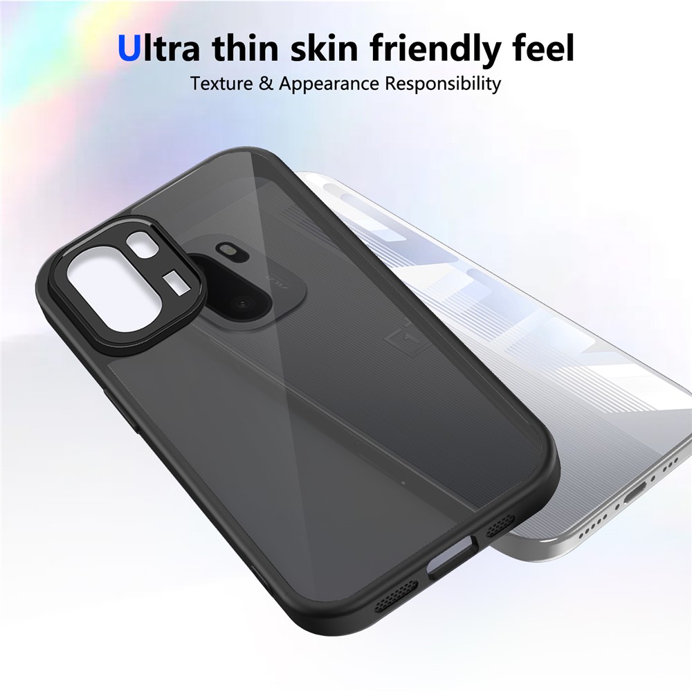  OnePlus 15R Skal Hybrid Transparent / Svart