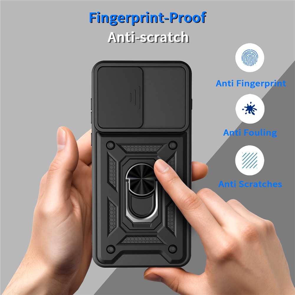  OnePlus 15R Skal CamShield Ring Hybrid Svart