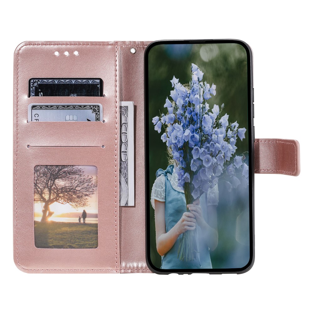  OnePlus 15R Fodral Mandala Läder Roséguld