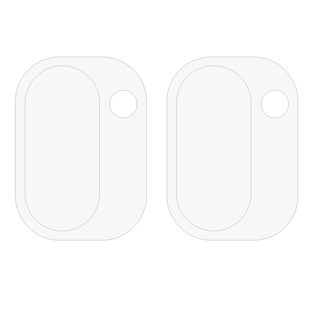  OnePlus 15R 2-PACK Linsskydd Härdat Glas Transparent