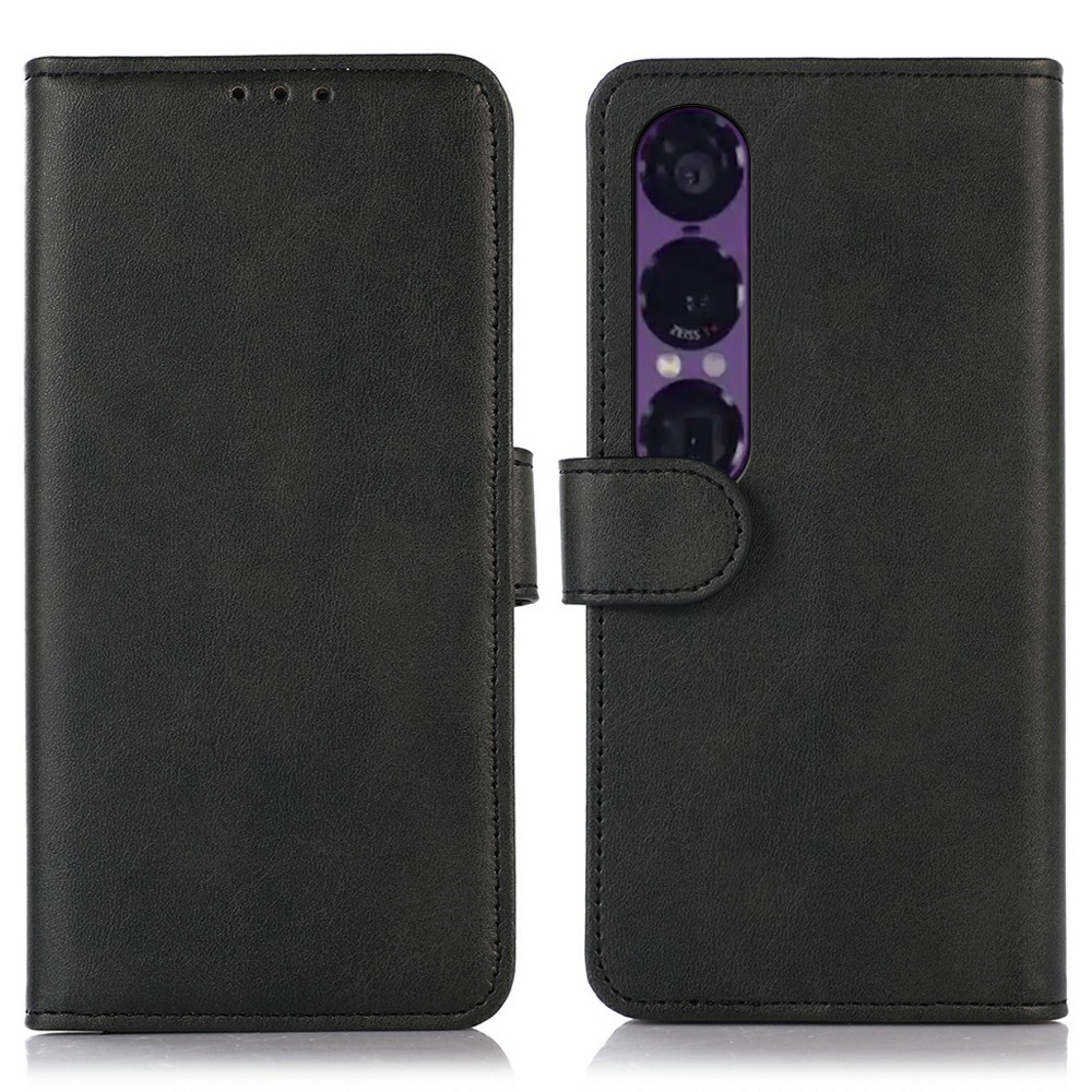  Sony Xperia 1 VII Plånboksfodral Läder Svart