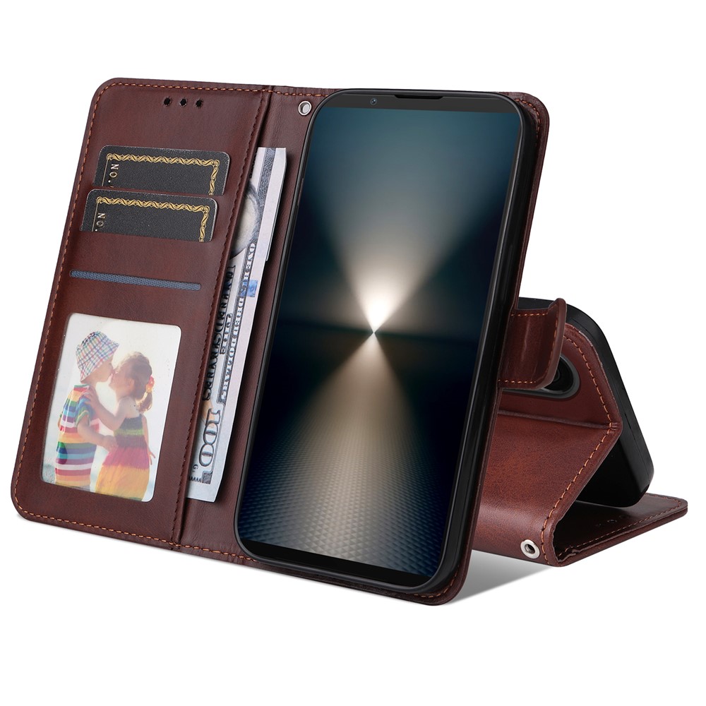  Sony Xperia 1 VII Fodral Läder Brun