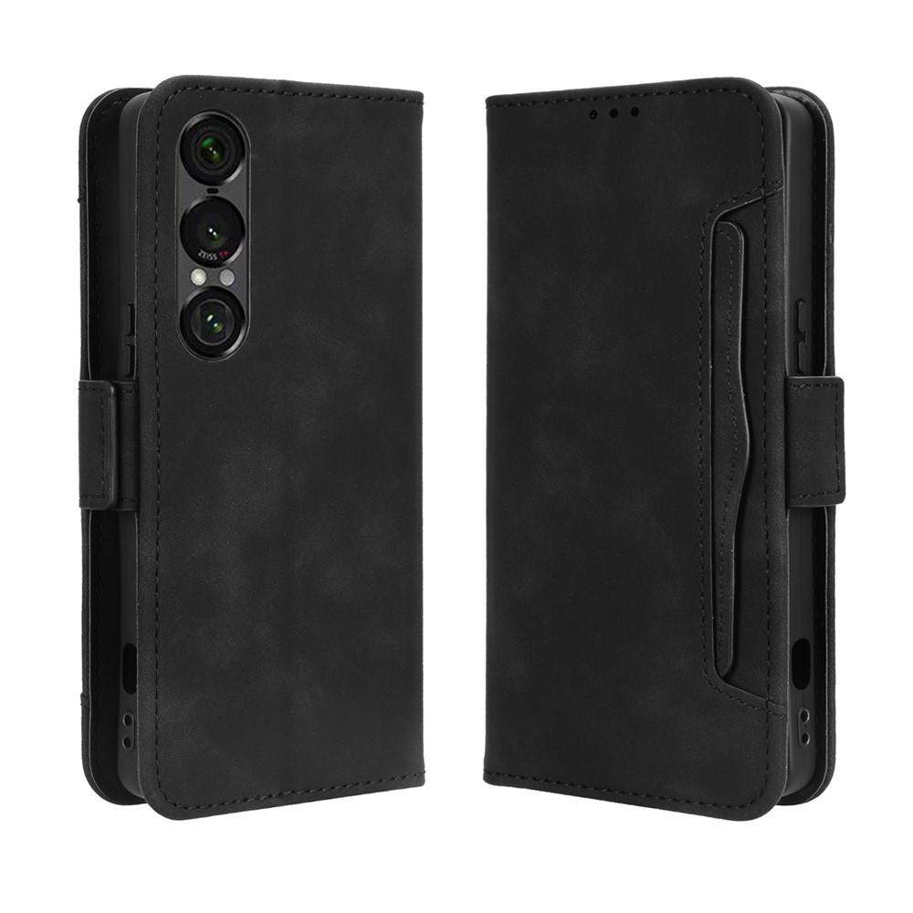  Sony Xperia 1 VII Fodral Med Avtagbart Kortfodral Svart