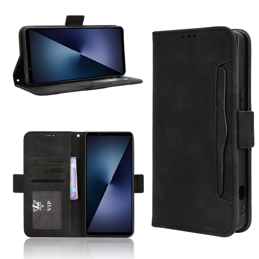  Sony Xperia 1 VII Fodral Med Avtagbart Kortfodral Svart
