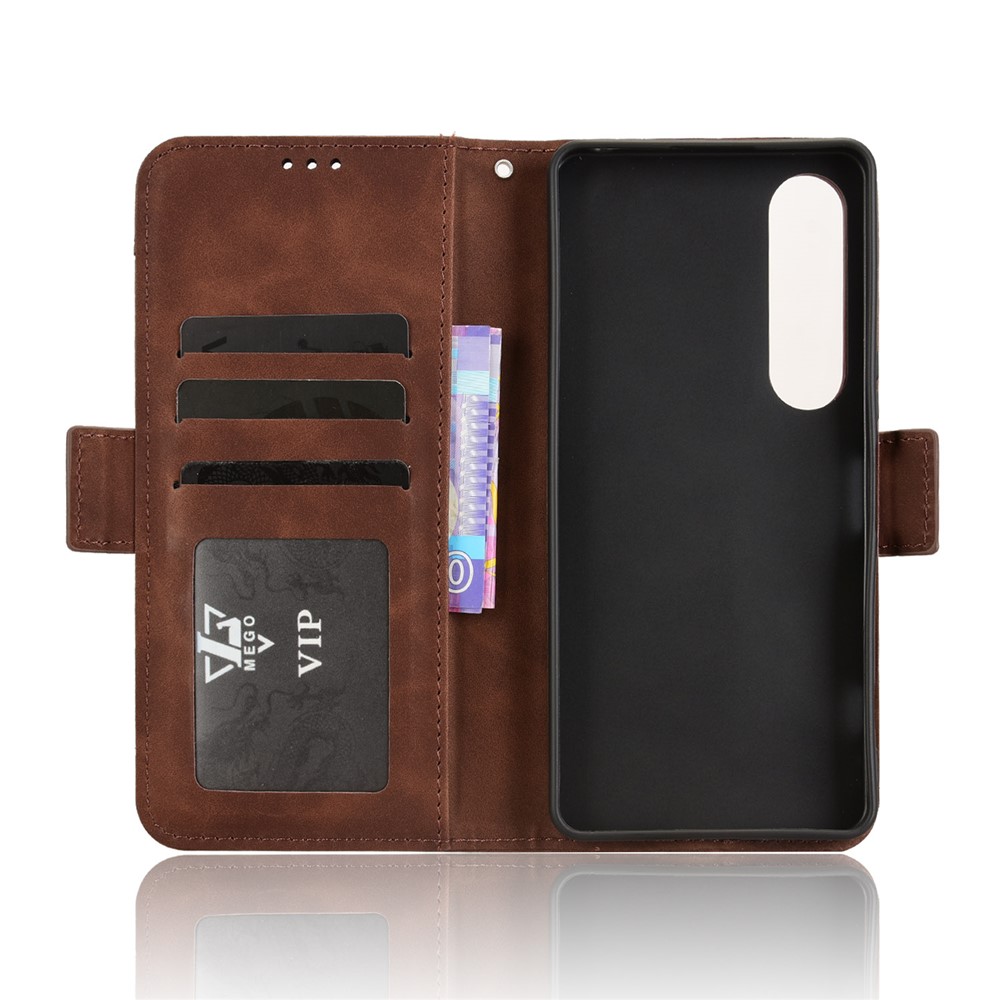 Sony Xperia 1 VII Fodral Med Avtagbart Kortfodral Brun