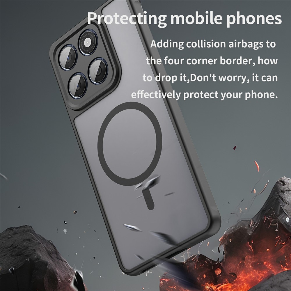  Motorola Edge 60 / 60 Fusion Skal MagSafe Hybrid Svart