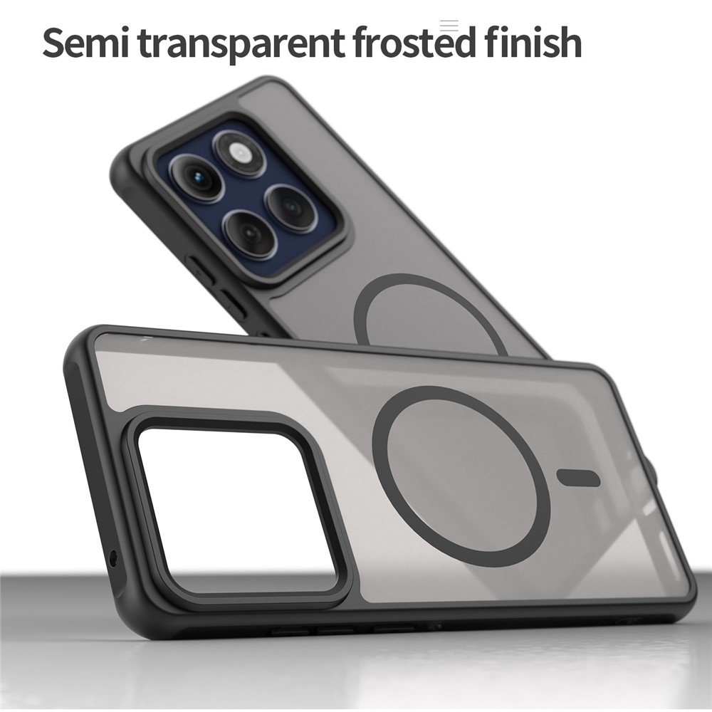  Motorola Edge 60 Pro Skal MagSafe Hybrid Svart