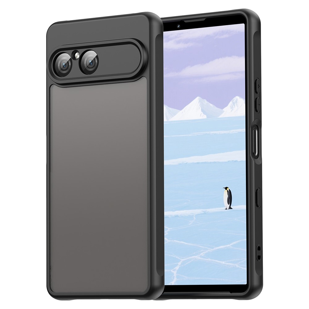  Sony Xperia 10 VII Skal Hybrid Frosted Svart