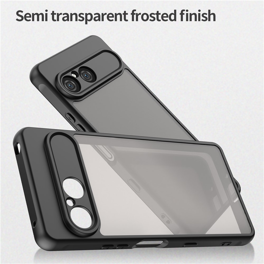  Sony Xperia 10 VII Skal Hybrid Frosted Svart