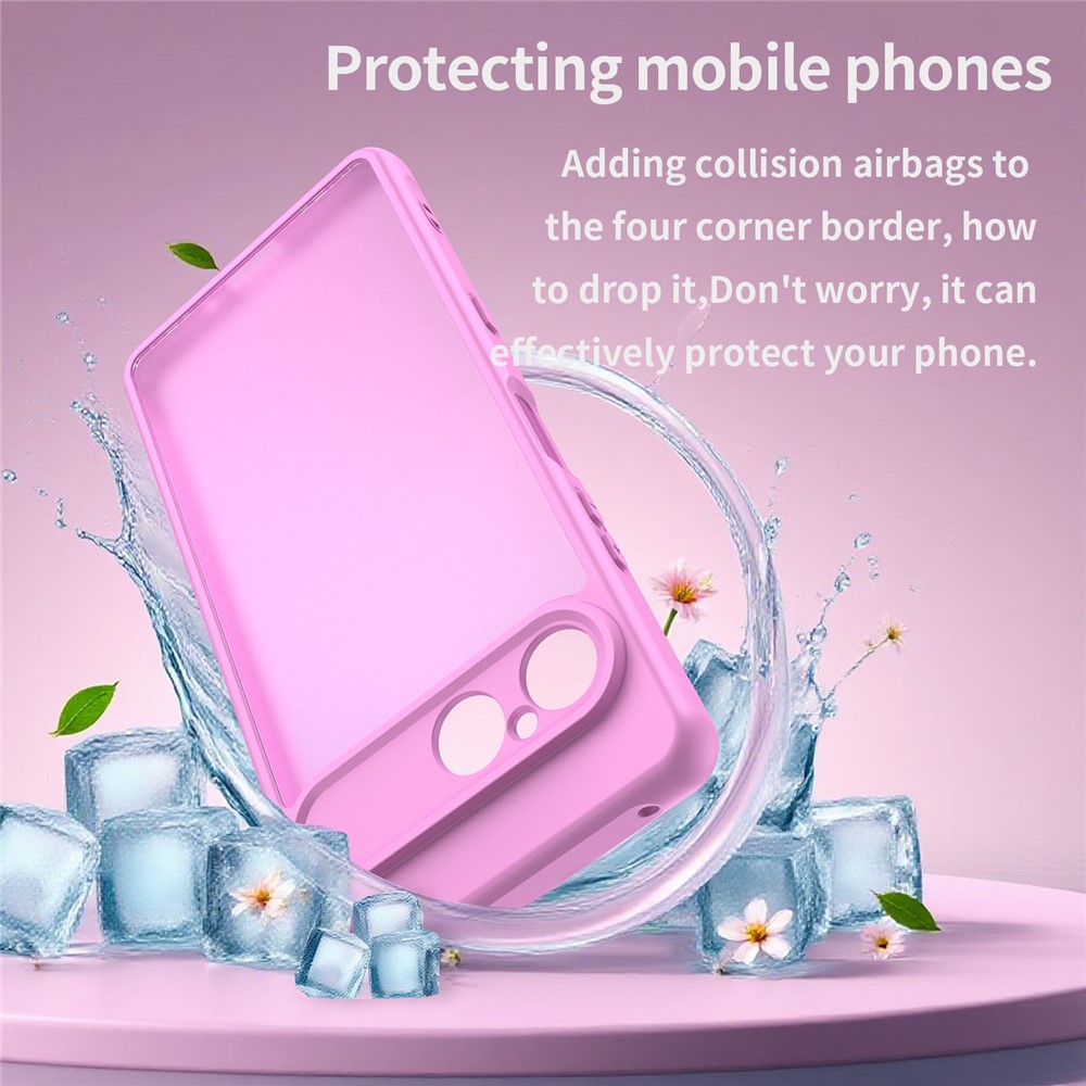  Sony Xperia 10 VII Skal Hybrid Frosted Rosa