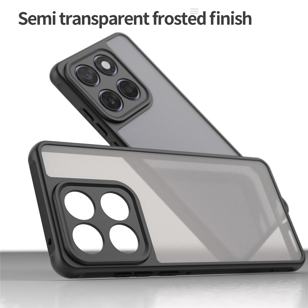  Motorola Edge 60 / 60 Fusion Skal Hybrid Frosted Svart