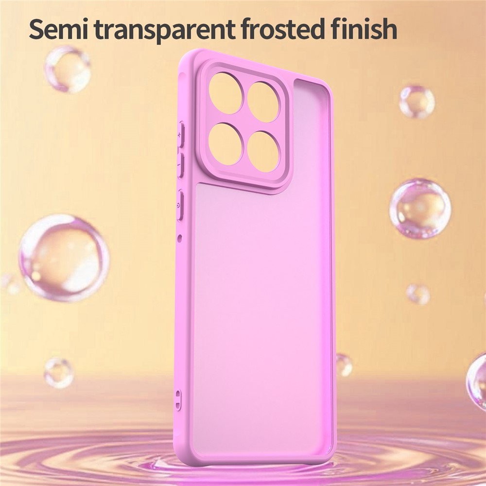  Motorola Edge 60 / 60 Fusion Skal Hybrid Frosted Rosa