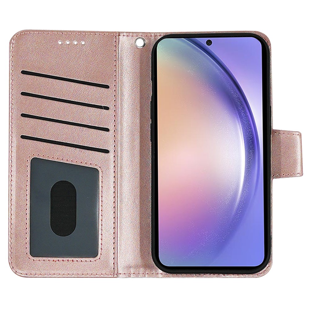  Samsung Galaxy A27 Fodral Läder Roséguld