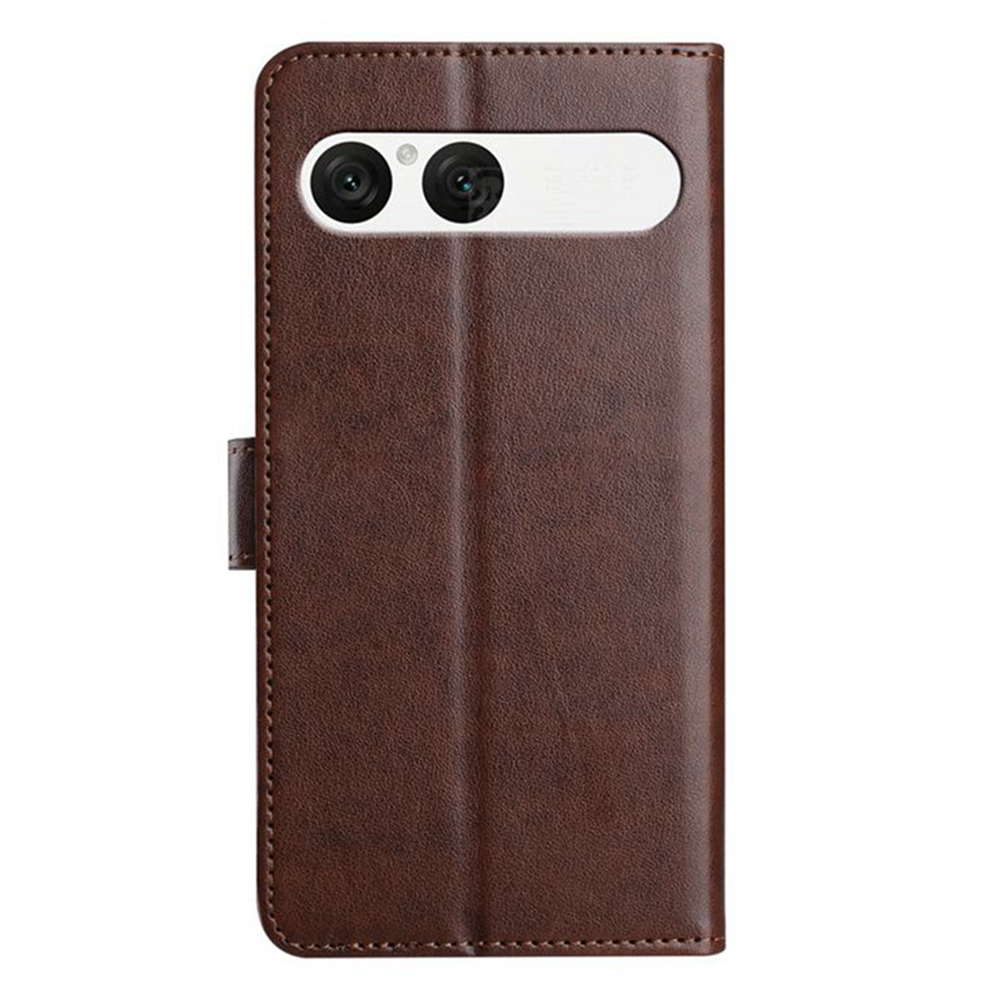  Sony Xperia 10 VII Fodral Multifunktionellt Läder Brun