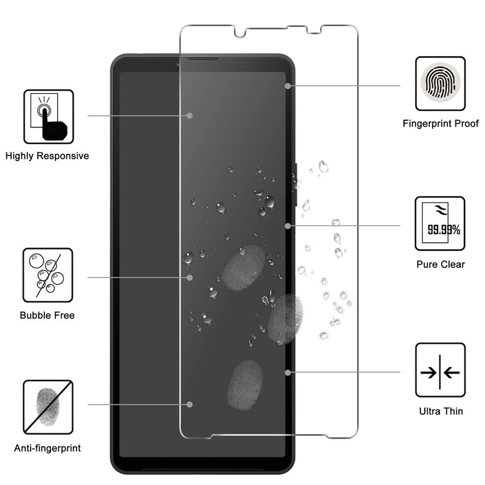  Sony Xperia 10 VII Skärmskydd Härdat Glas