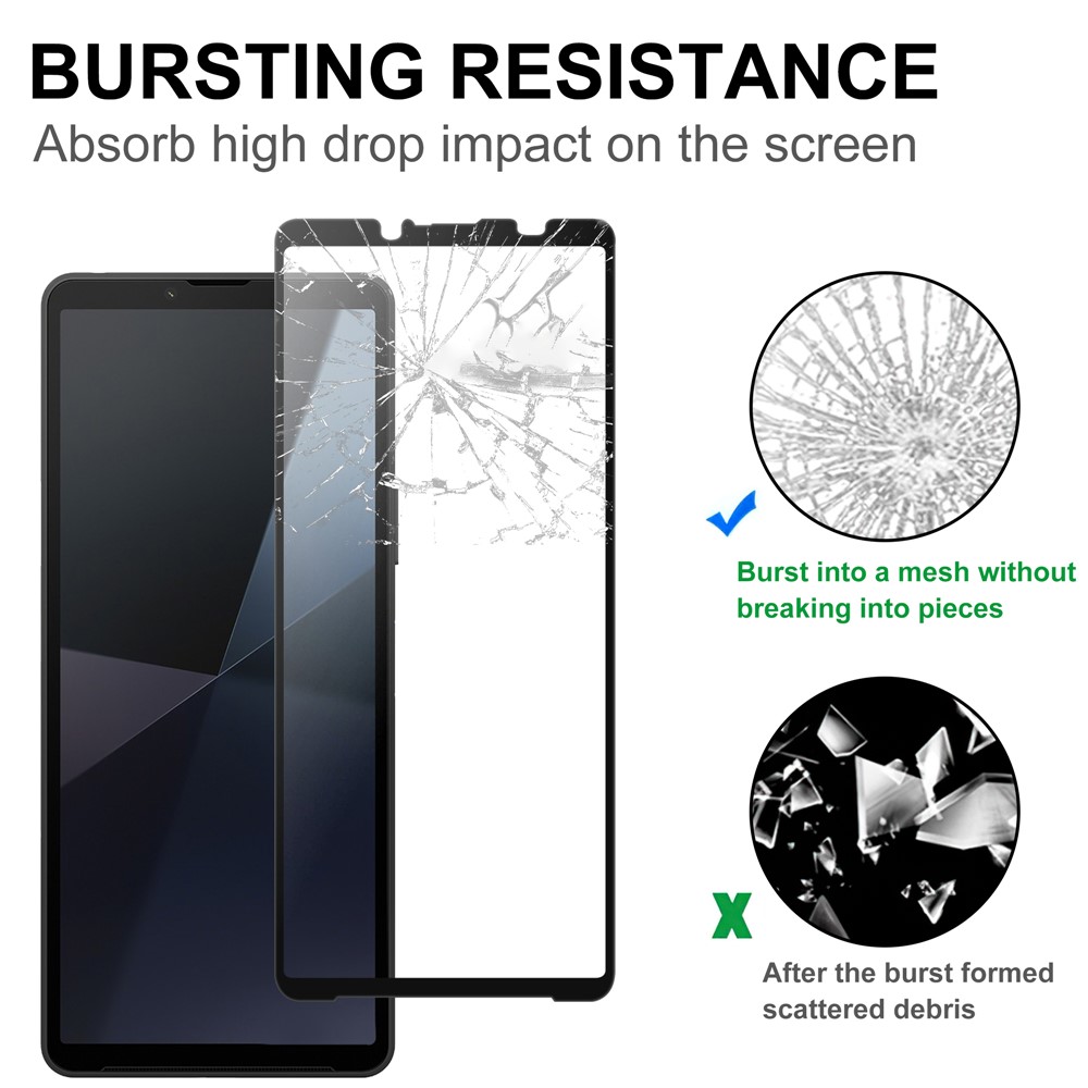  Sony Xperia 10 VII Skärmskydd Heltäckande Härdat Glas