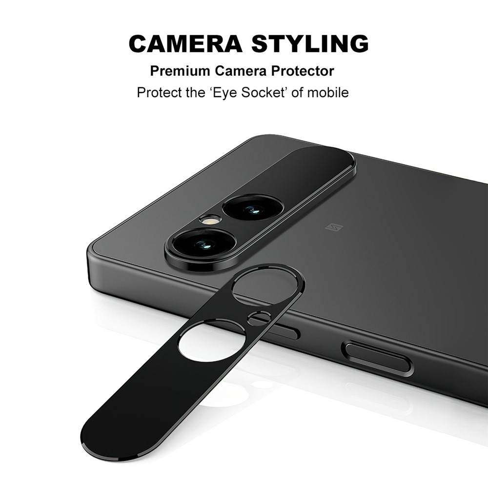 IMAK IMAK Sony Xperia 10 VII Linsskydd Metall Svart
